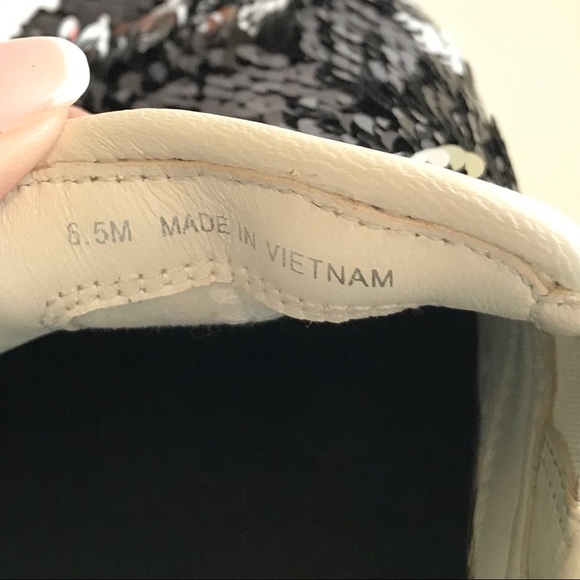 SOLD Tory Burch Metallic Sequin Women’s Slip On Shoe - Picture 7 of 11